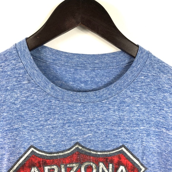 Vintage Blue Route 66 Mother Road T-shirt Sz M - Picture 3 of 4